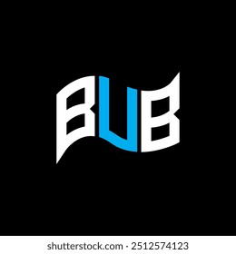 BUB logo design, BUB simple and modern logo. BUB luxurious alphabet design  