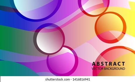 bubble abstract background design vector illustration