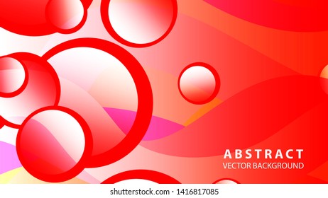 bubble abstract background design vector illustration