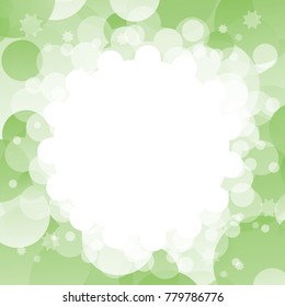 Bubble abstract background. Vector illustration.