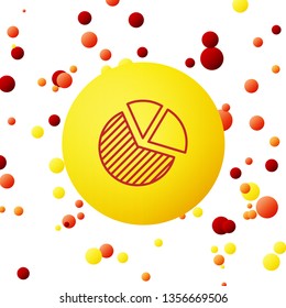 Bubble backgraund with Circle infographic, cycle diagram, round graph. Business concept