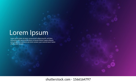 bubble background design modern style technology. 