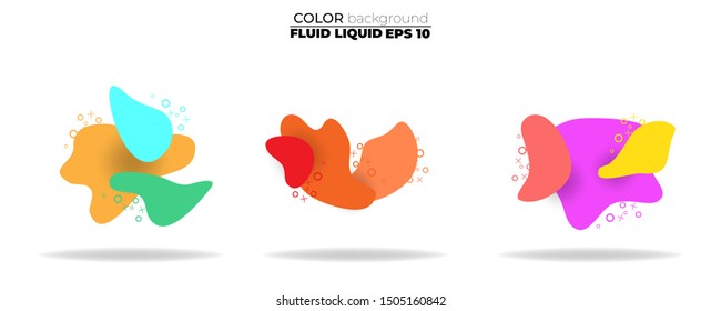 Bubble badges set. Trendy minimal design. Template for the design of a logo, flyer, presentation, gift card,  Poster on wall,  landing page, coverbook,  baner, social media posted