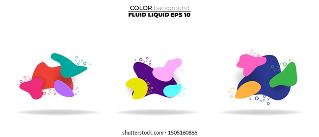 Bubble badges set. Trendy minimal design. Template for the design of a logo, flyer, presentation, gift card,  Poster on wall,  landing page, coverbook,  baner, social media posted