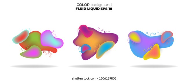Bubble badges set. Trendy minimal design. Template for the design of a logo, flyer, presentation, gift card,  Poster on wall,  landing page, coverbook,  baner, social media posted