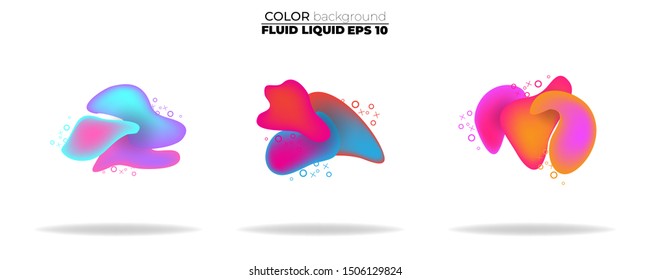 Bubble badges set. Trendy minimal design. Template for the design of a logo, flyer, presentation, gift card,  Poster on wall,  landing page, coverbook,  baner, social media posted
