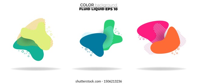 Bubble badges set. Trendy minimal design. Template for the design of a logo, flyer, presentation, gift card,  Poster on wall,  landing page, coverbook,  baner, social media posted