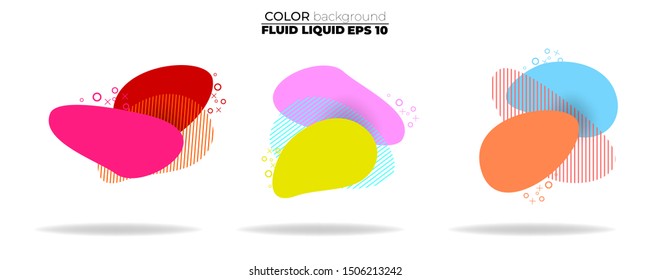 Bubble badges set. Trendy minimal design. Template for the design of a logo, flyer, presentation, gift card,  Poster on wall,  landing page, coverbook,  baner, social media posted