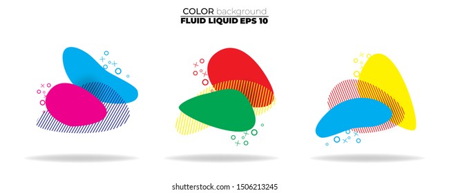 Bubble badges set. Trendy minimal design. Template for the design of a logo, flyer, presentation, gift card,  Poster on wall,  landing page, coverbook,  baner, social media posted
