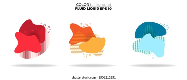 Bubble badges set. Trendy minimal design. Template for the design of a logo, flyer, presentation, gift card,  Poster on wall,  landing page, coverbook,  baner, social media posted