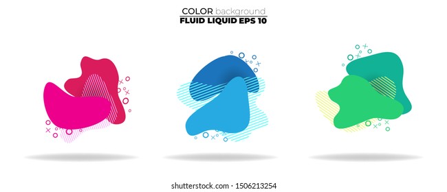 Bubble badges set. Trendy minimal design. Template for the design of a logo, flyer, presentation, gift card,  Poster on wall,  landing page, coverbook,  baner, social media posted
