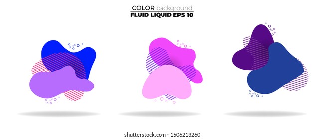 Bubble badges set. Trendy minimal design. Template for the design of a logo, flyer, presentation, gift card,  Poster on wall,  landing page, coverbook,  baner, social media posted