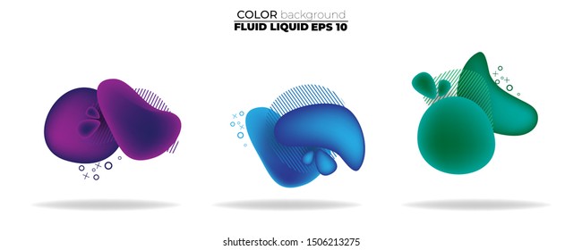 Bubble badges set. Trendy minimal design. Template for the design of a logo, flyer, presentation, gift card,  Poster on wall,  landing page, coverbook,  baner, social media posted