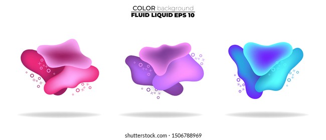 Bubble badges set. Trendy minimal design. Template for the design of a logo, flyer, presentation, gift card,  Poster on wall,  landing page, coverbook,  baner, social media posted