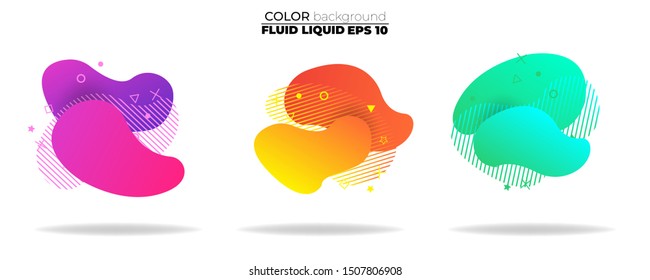 Bubble badges set. Trendy minimal design. Template for the design of a logo, flyer, presentation, gift card,  Poster on wall,  landing page, coverbook,  baner, social media posted