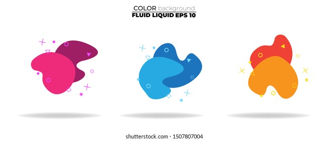 Bubble badges set. Trendy minimal design. Template for the design of a logo, flyer, presentation, gift card,  Poster on wall,  landing page, coverbook,  baner, social media posted