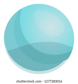 Bubble ball gum icon. Cartoon of bubble ball gum vector icon for web design isolated on white background
