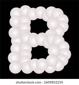 bubble or balloon shape forms the font.