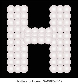 bubble or balloon shape forms the font.