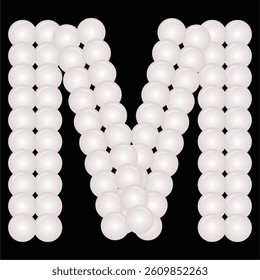 bubble or balloon shape forms the font.