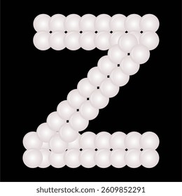 bubble or balloon shape forms the font.