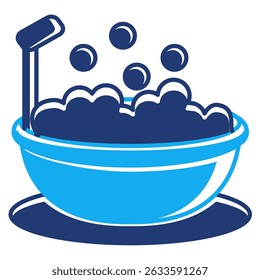Bubble Bath icon represented by Bubble Bath Dualtone style.