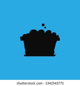 bubble bath icon vector