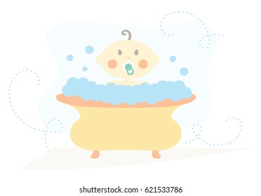 Bubble Bath Time for Baby