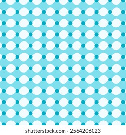 Bubble Bloom seamless vector pattern