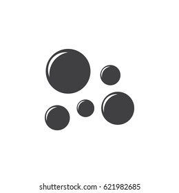 Bubble blower icon on the white background