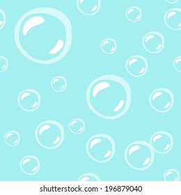 Bubble Blower Pattern. Bubble Vector Background