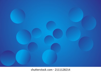 bubble blue background Design Vector