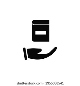 Bubble, book, court, icon, flat. Element of security for mobile concept and web apps illustration. Thin flat icon for website design and development, app. Vector icon