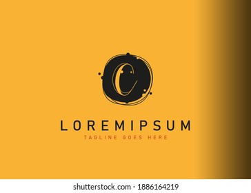Bubble C letter logo design. illustration of abstract bubble C letter icon design. Vector design