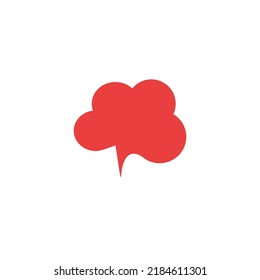 Bubble chat blobs icon design illustration