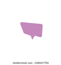 Bubble chat blobs icon design illustration
