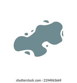 Icono de diseño de blobs de charla de burbuja