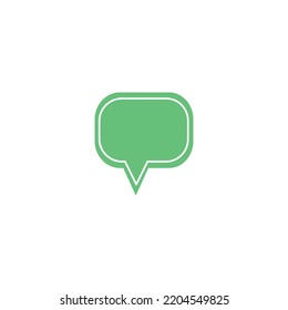 Icono de diseño de blobs de charla de burbuja