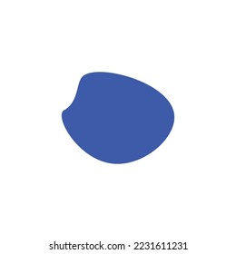 Bubble chat blobs icon design illustration