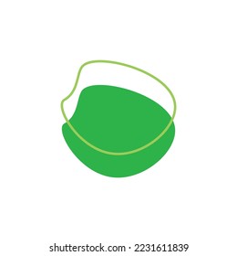Bubble chat blobs icon design illustration