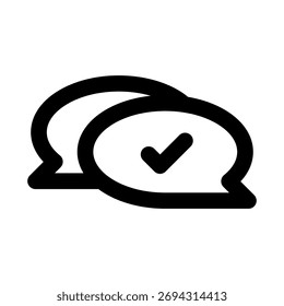 Bubble, Chat, Comment, Message icon showing conversation, communication, and digital messaging concept