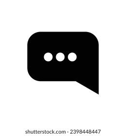 diseño de icono de comunicación de chat de burbuja