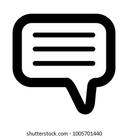 Bubble chat icon on a white background, Vector illustration