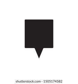 Bubble, chat icon. Simple glyph, flat vector of chat bubble icons for ui and ux, website or mobile application