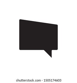 Bubble, chat icon. Simple glyph, flat vector of chat bubble icons for ui and ux, website or mobile application