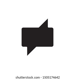 Bubble, chat icon. Simple glyph, flat vector of chat bubble icons for ui and ux, website or mobile application