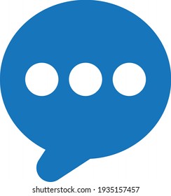 Bubble chat icon (Vector illustration)