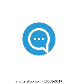 Bubble Chat Logo Design Template