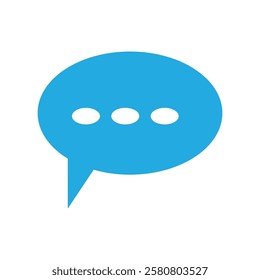 bubble chat logo icon illustration flat