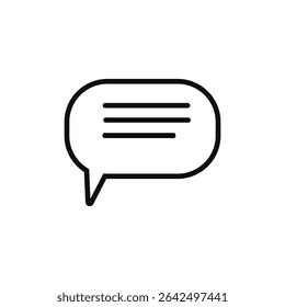 bubble chat logo icon illustration flat